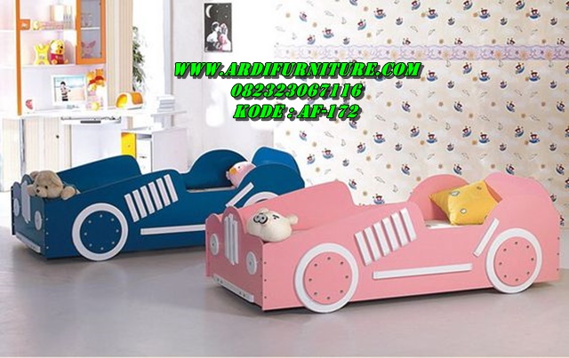 Tempat Tidur Anak Perempuan Kembar Bentuk Mobil Ardi Furniture Jepara Ardi Furniture Jepara