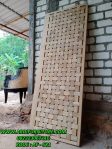 Daun Pintu Klasik Motif Anyaman Bambu